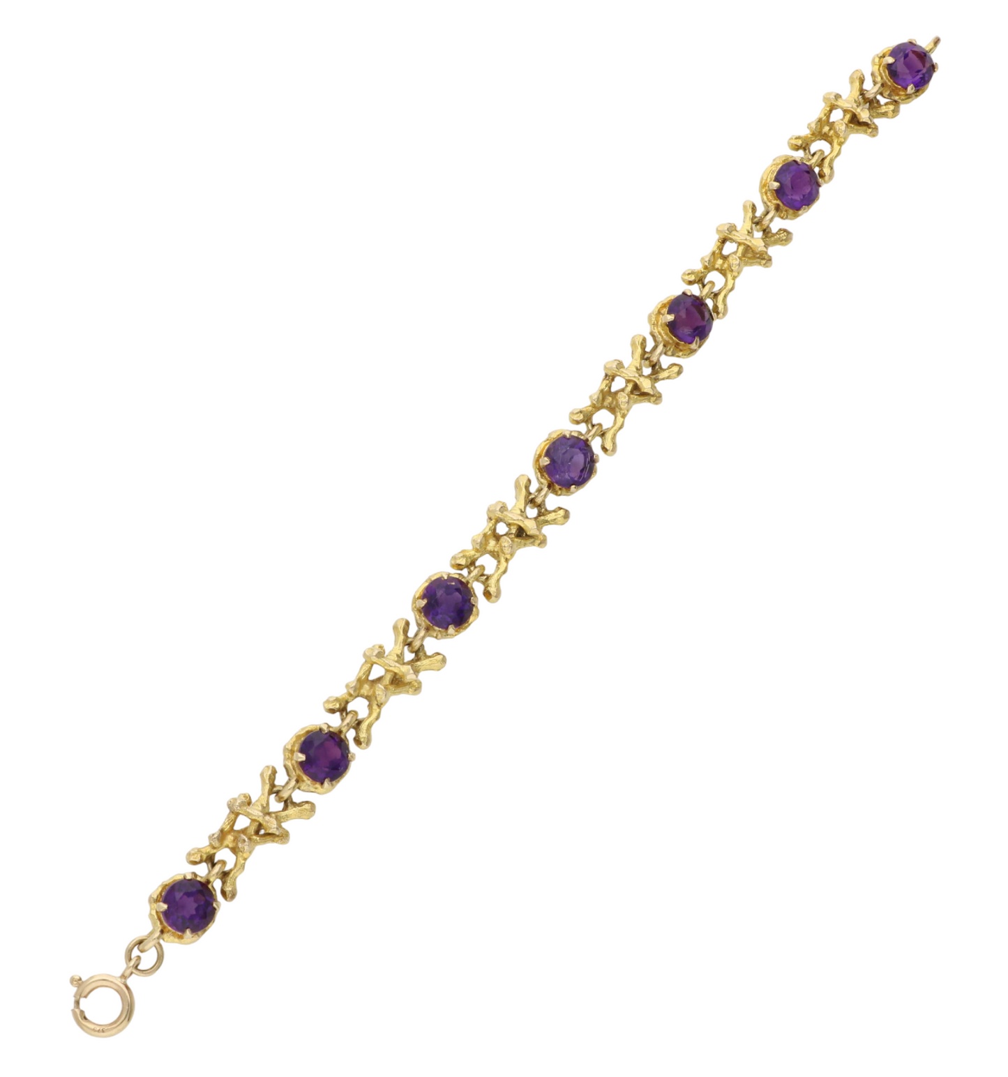 9ct amethyst bracelet