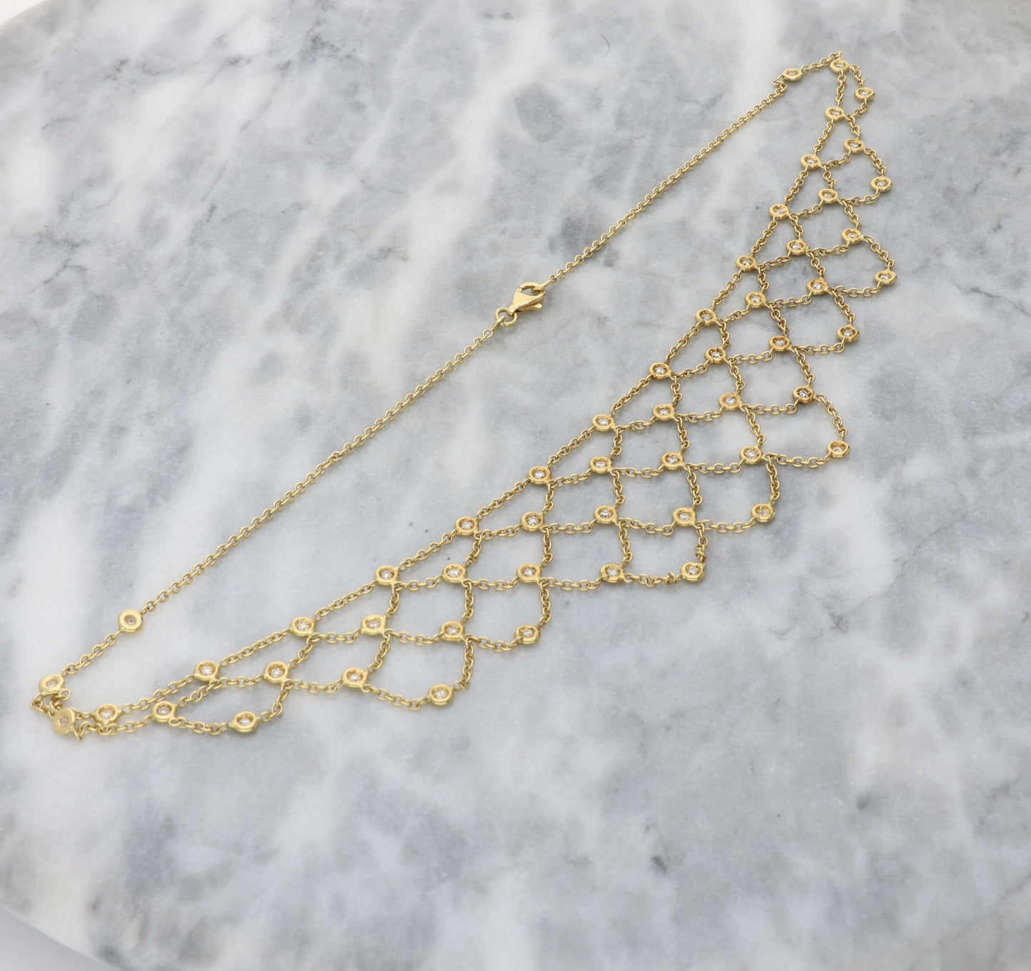 18ct diamond necklace