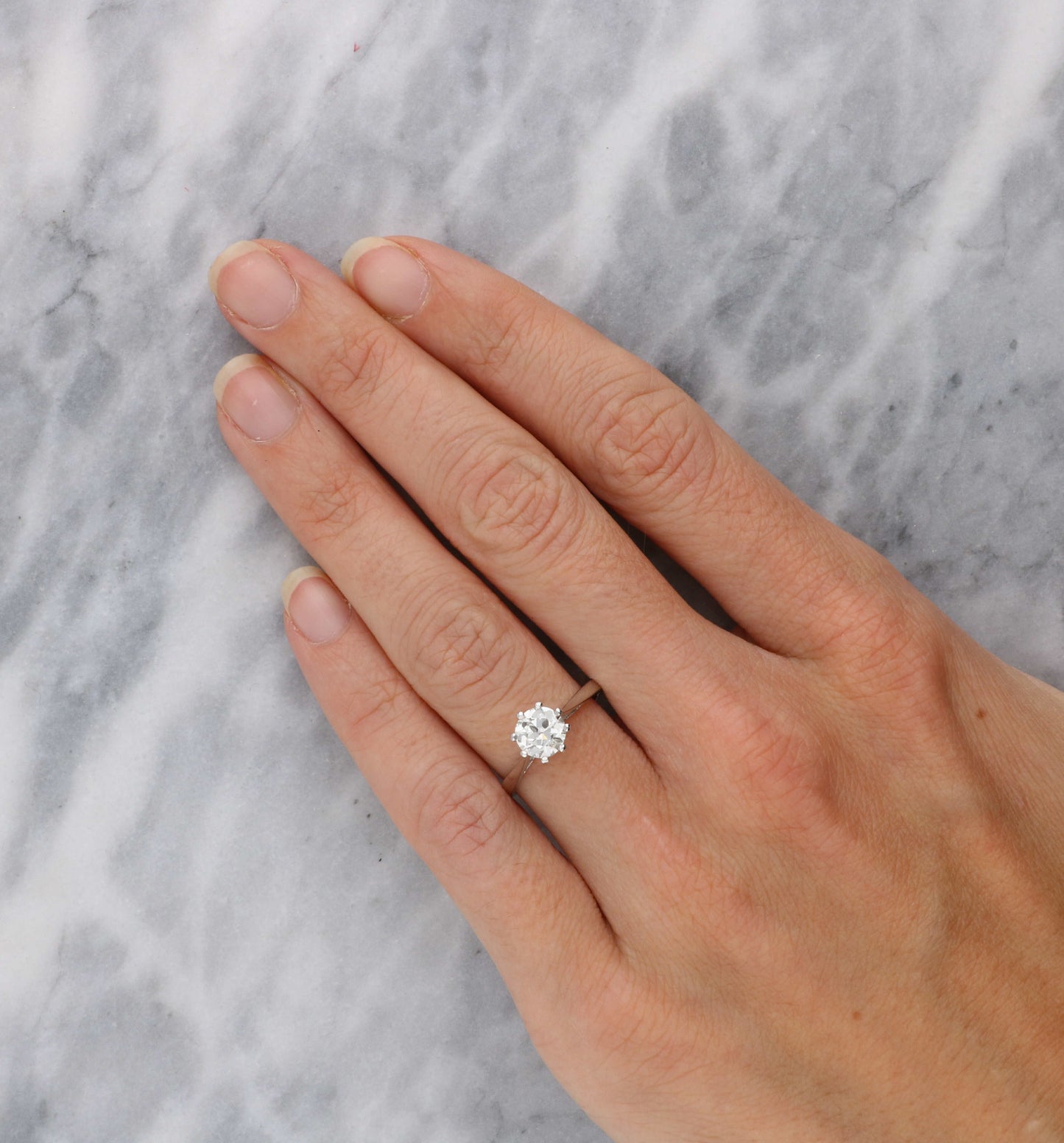 18ct 1.04ct diamond solitaire engagement ring