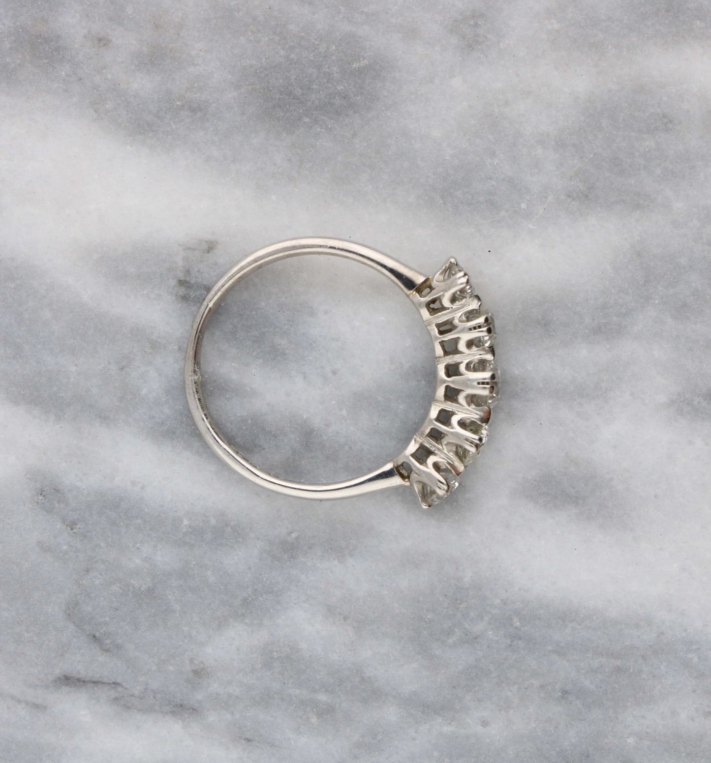 18ct and platinum diamond 5 stone ring