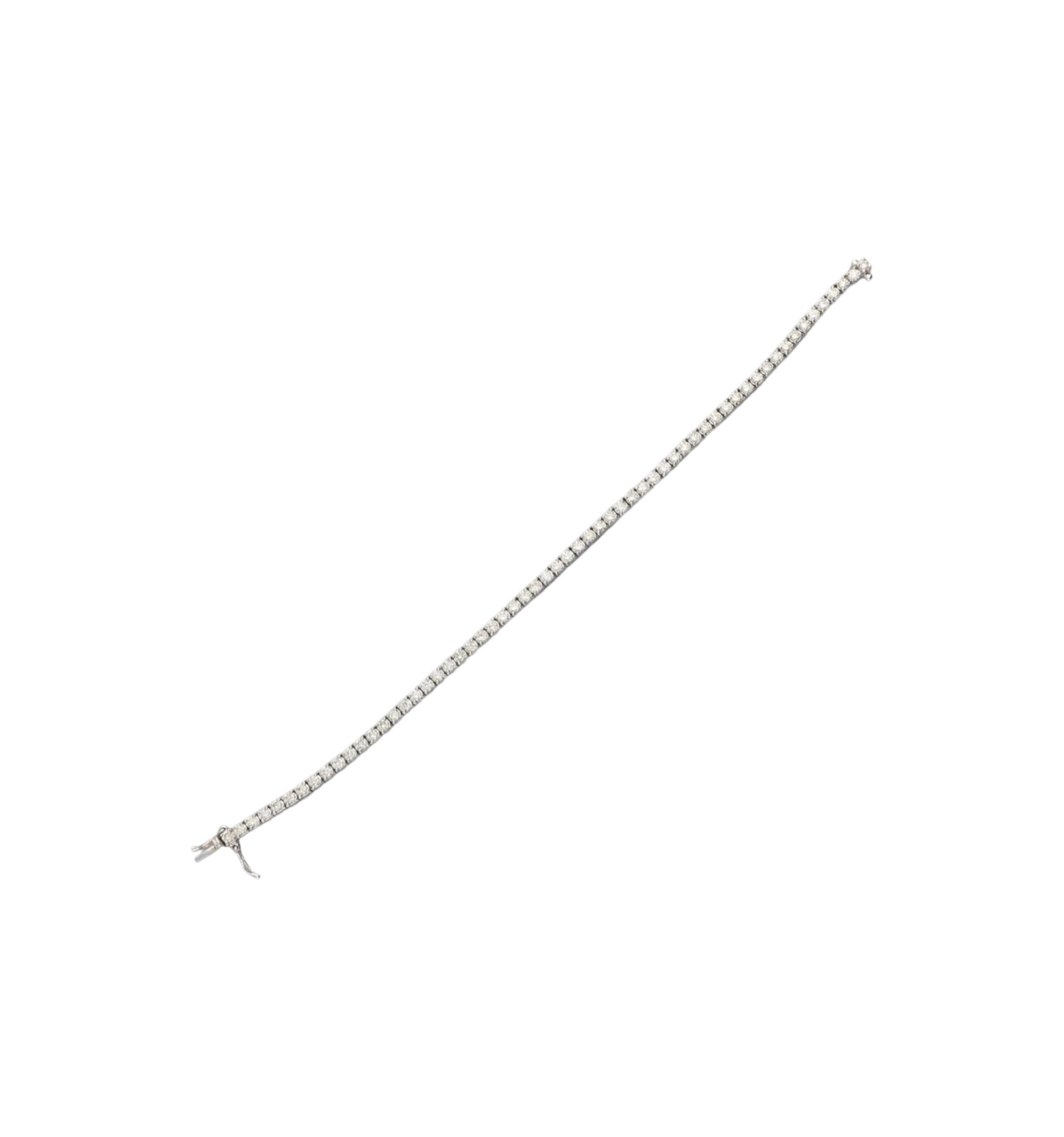 18ct 2.83ct diamond tennis bracelet