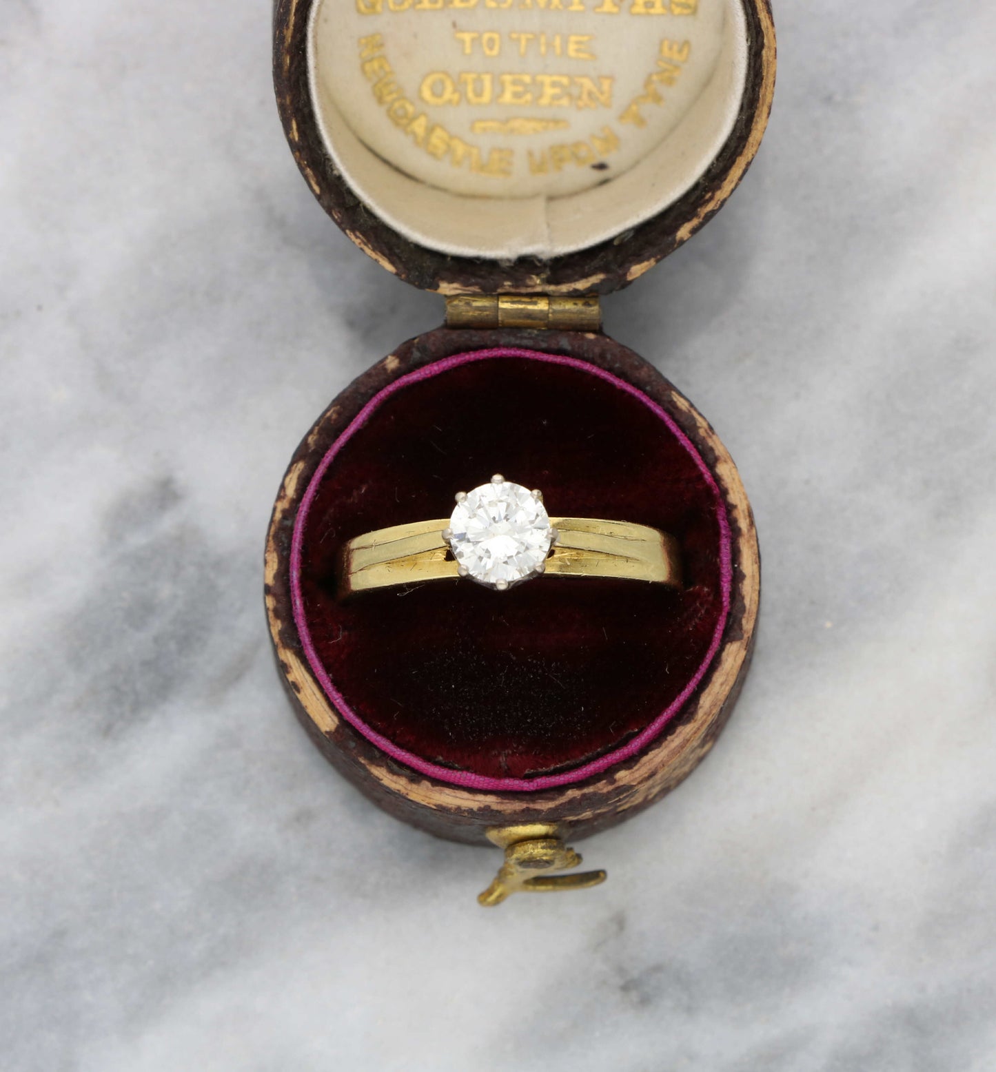 18ct diamond solitaire engagement ring