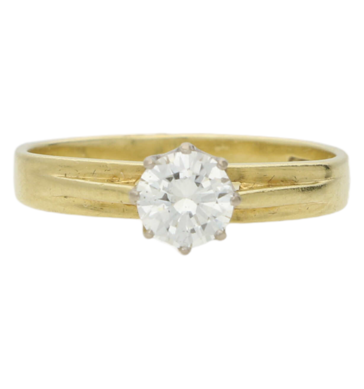 18ct diamond solitaire engagement ring