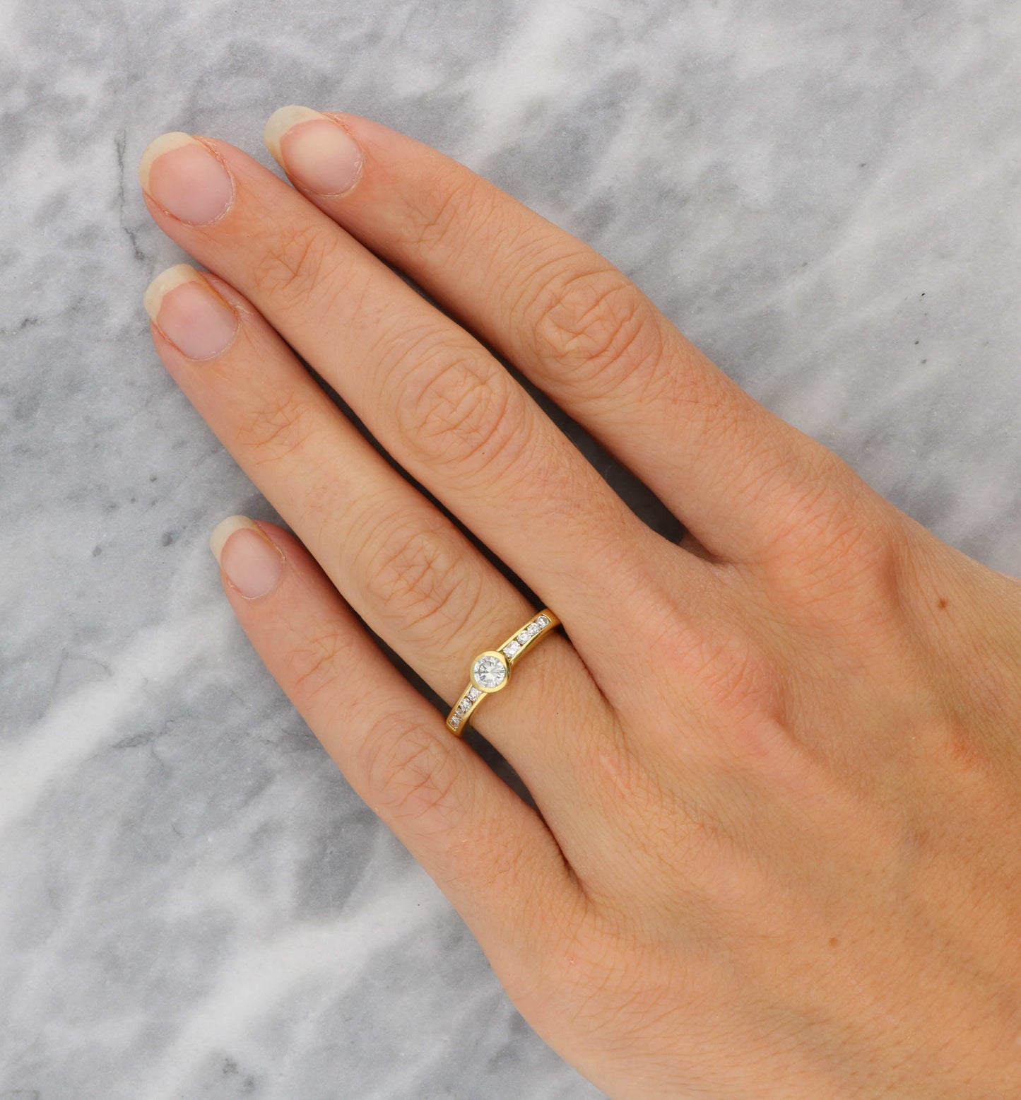 18ct diamond engagement ring