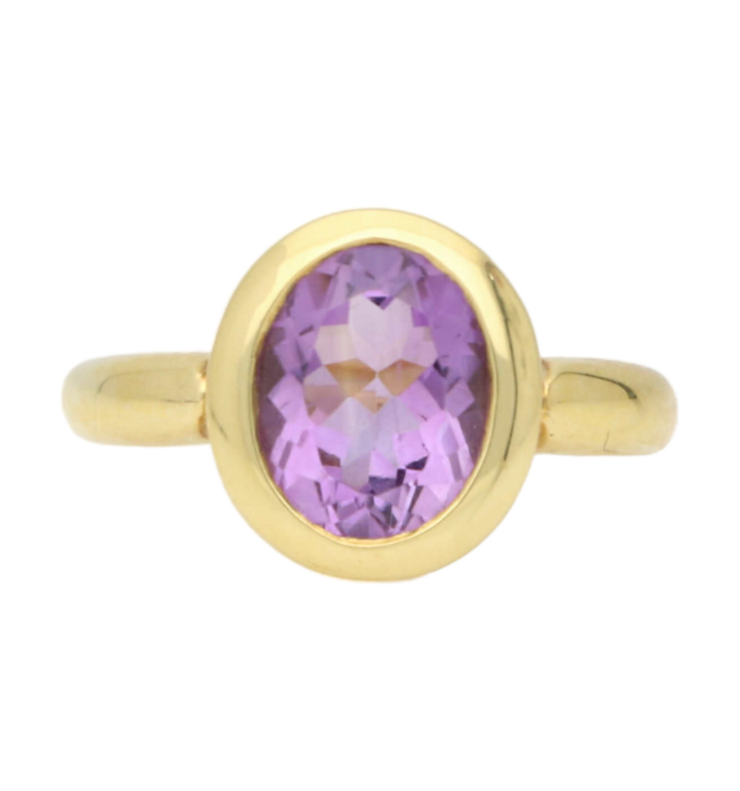 18ct amethyst ring