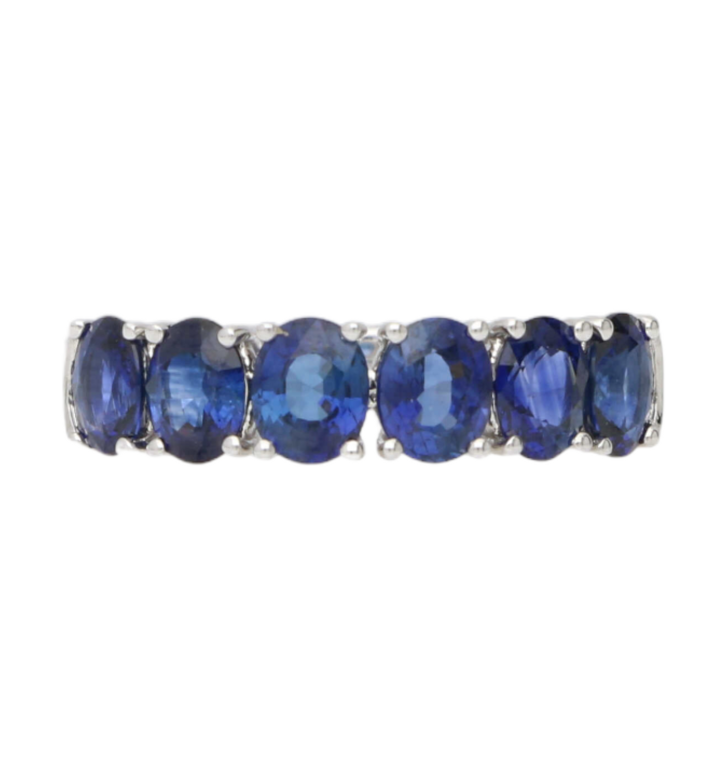 18ct sapphire half eternity ring