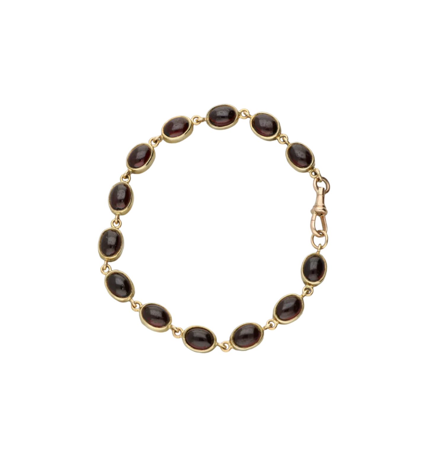 9ct garnet bracelet