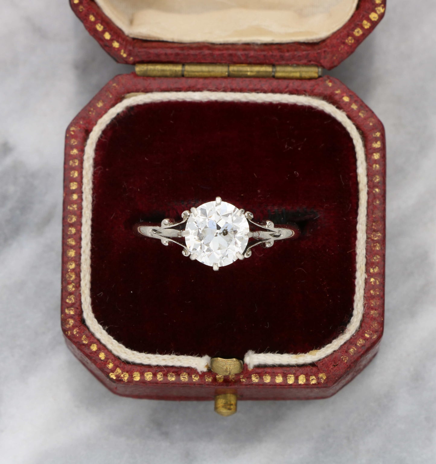 Platinum 1.60ct diamond engagement ring