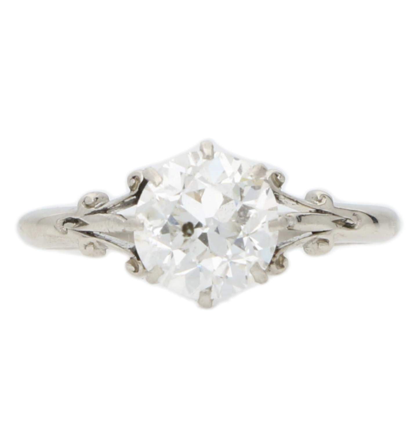 Platinum 1.60ct diamond engagement ring