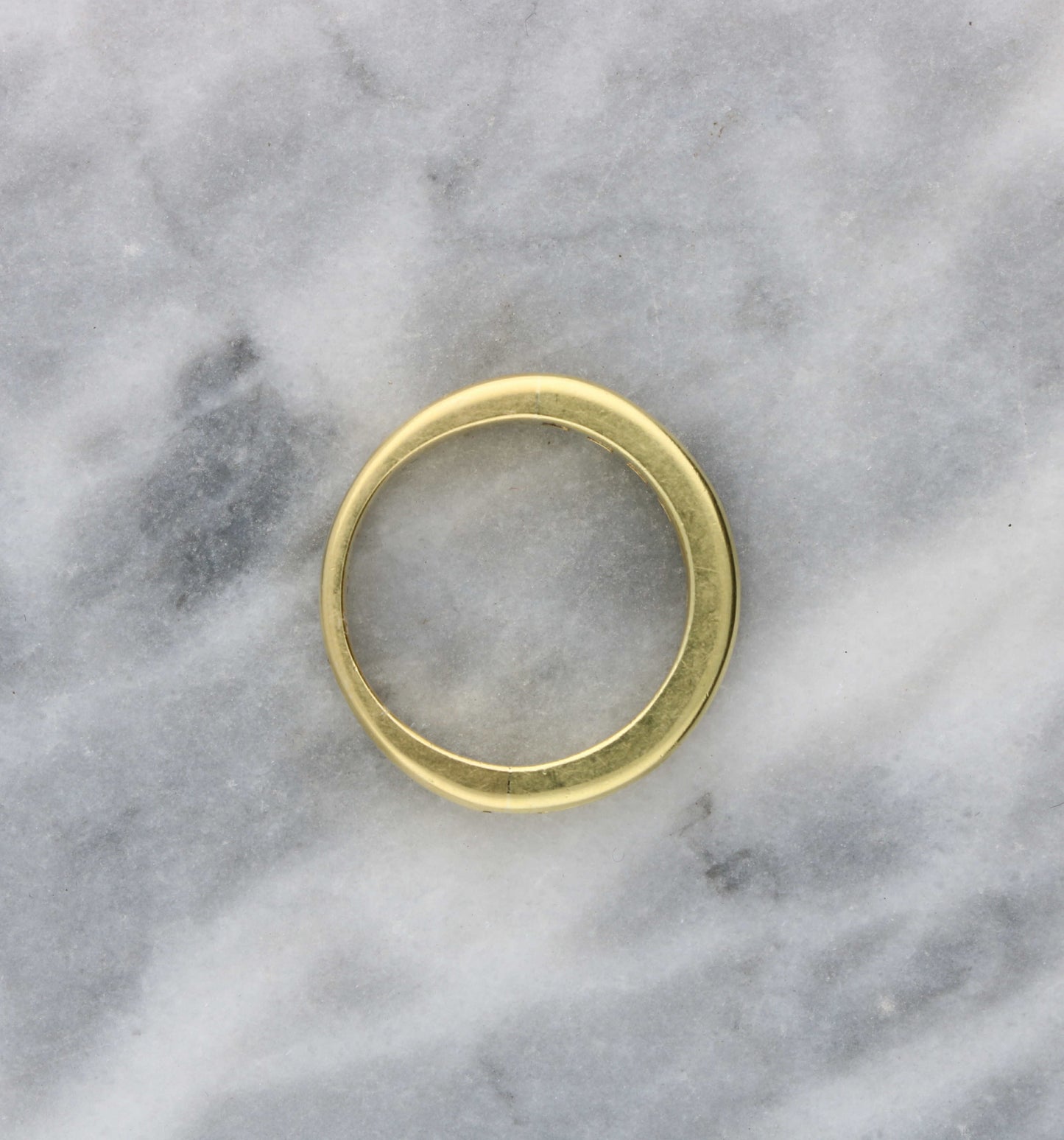 18ct carre-cut diamond half eternity ring
