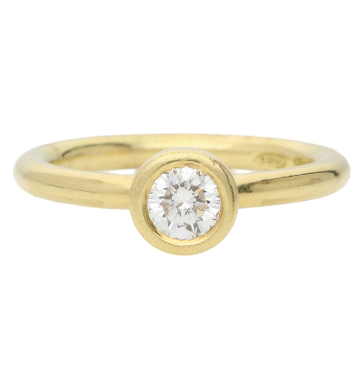 18ct diamond solitaire ring