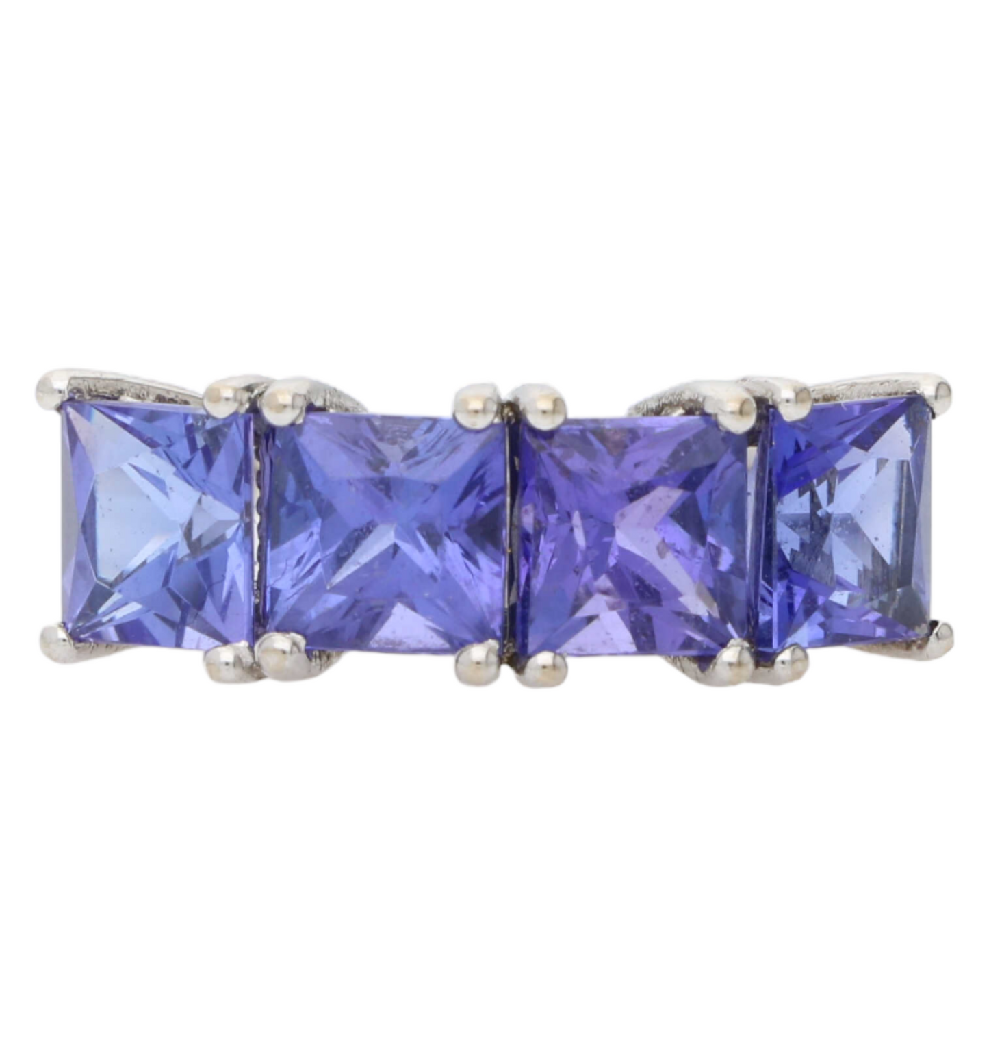 14ct tanzanite 4-stone ring