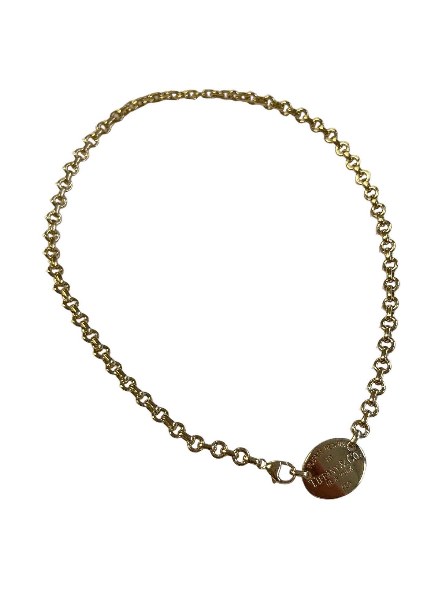 18ct Tiffany & Co necklace