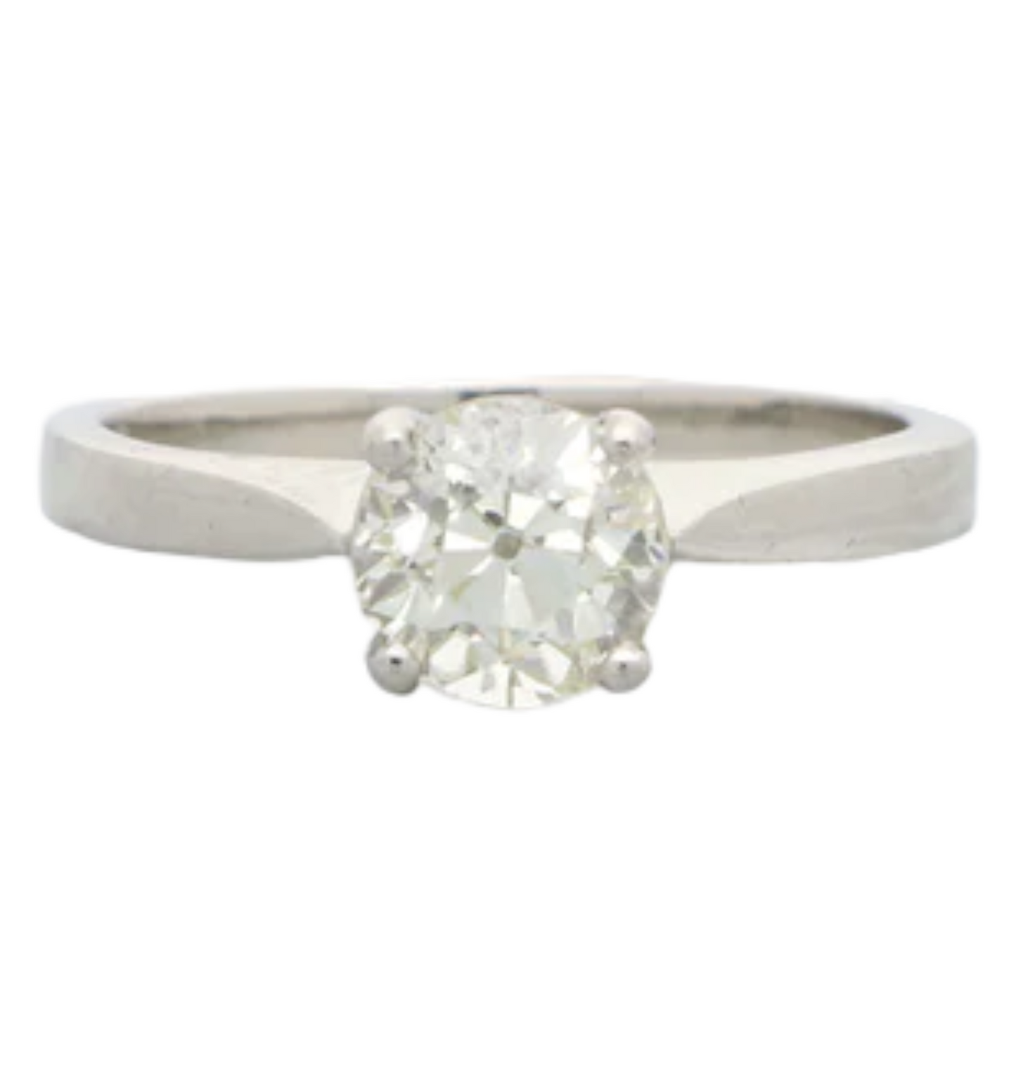 Platinum 1.04ct diamond engagement ring