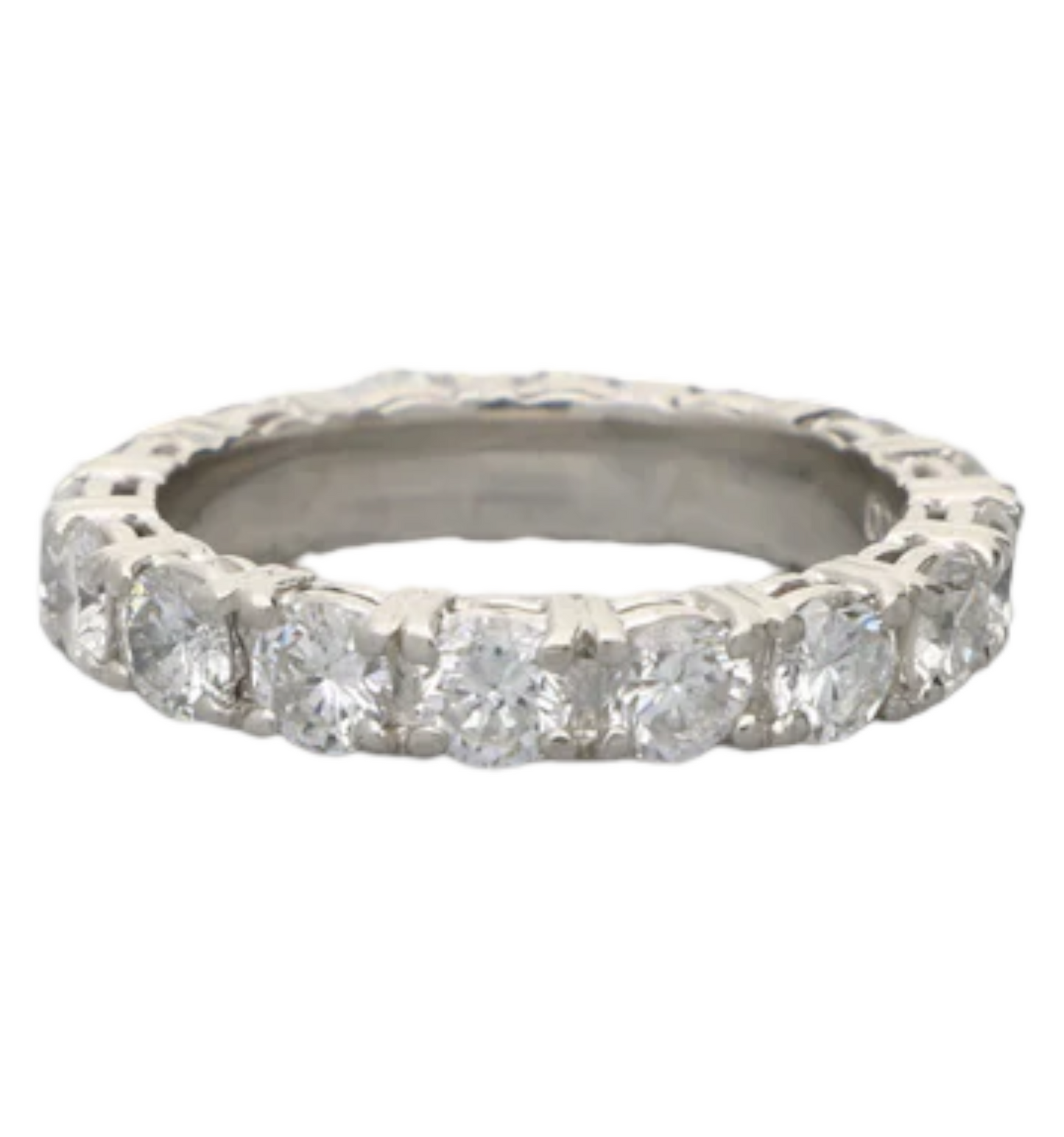 Platinum diamond full eternity ring