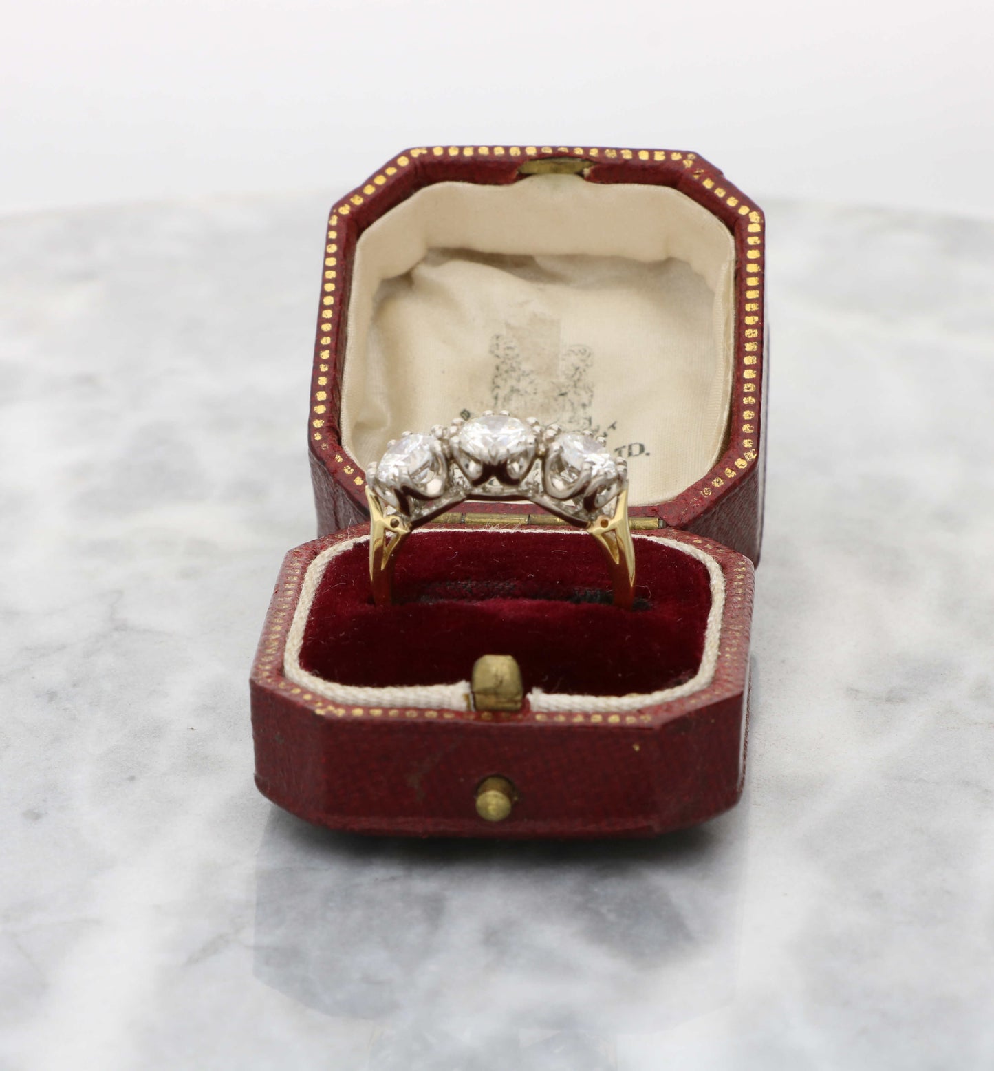 18ct diamond 3 stone engagement ring