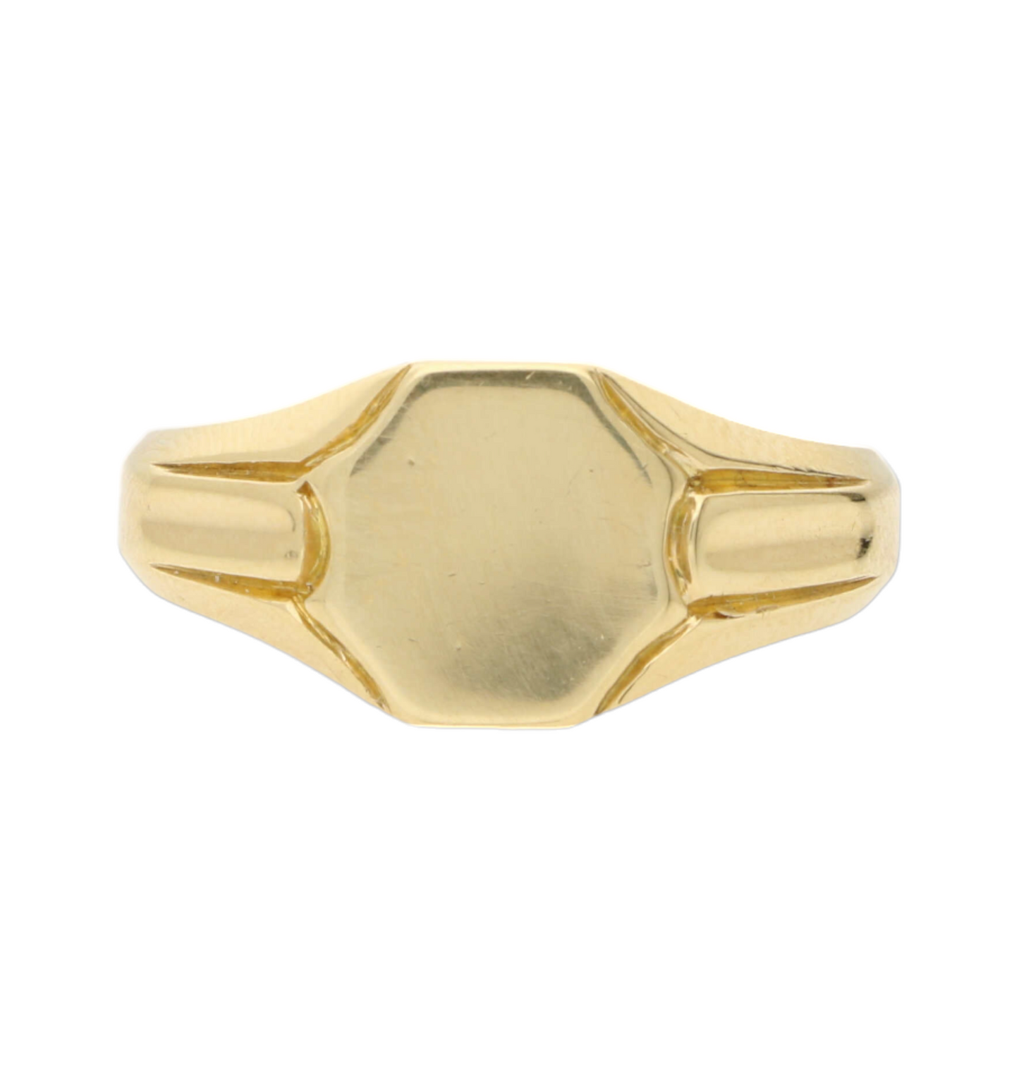 18ct yellow gold signet ring – Wave Antiques