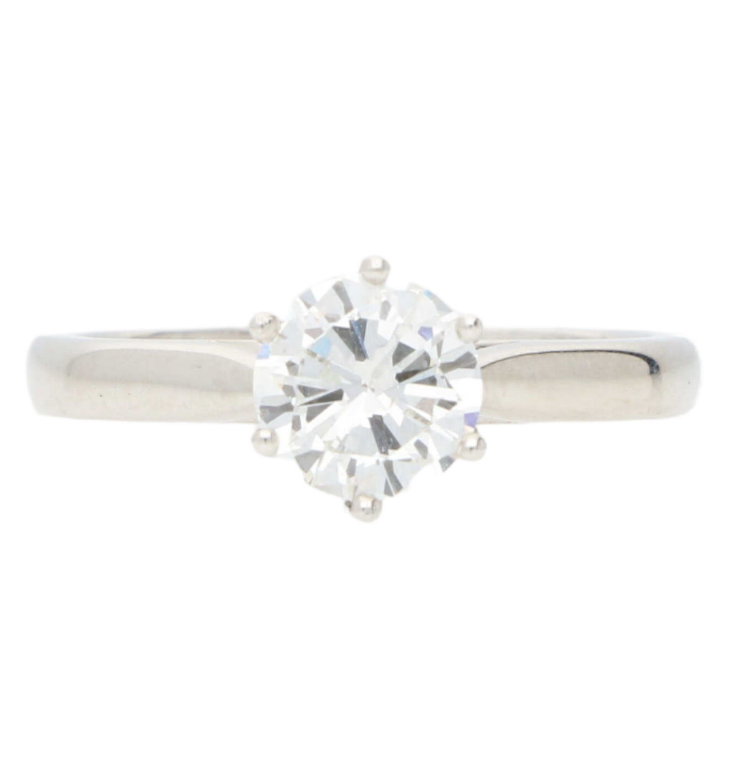 Platinum 1.01ct G/VS2 diamond engagement ring