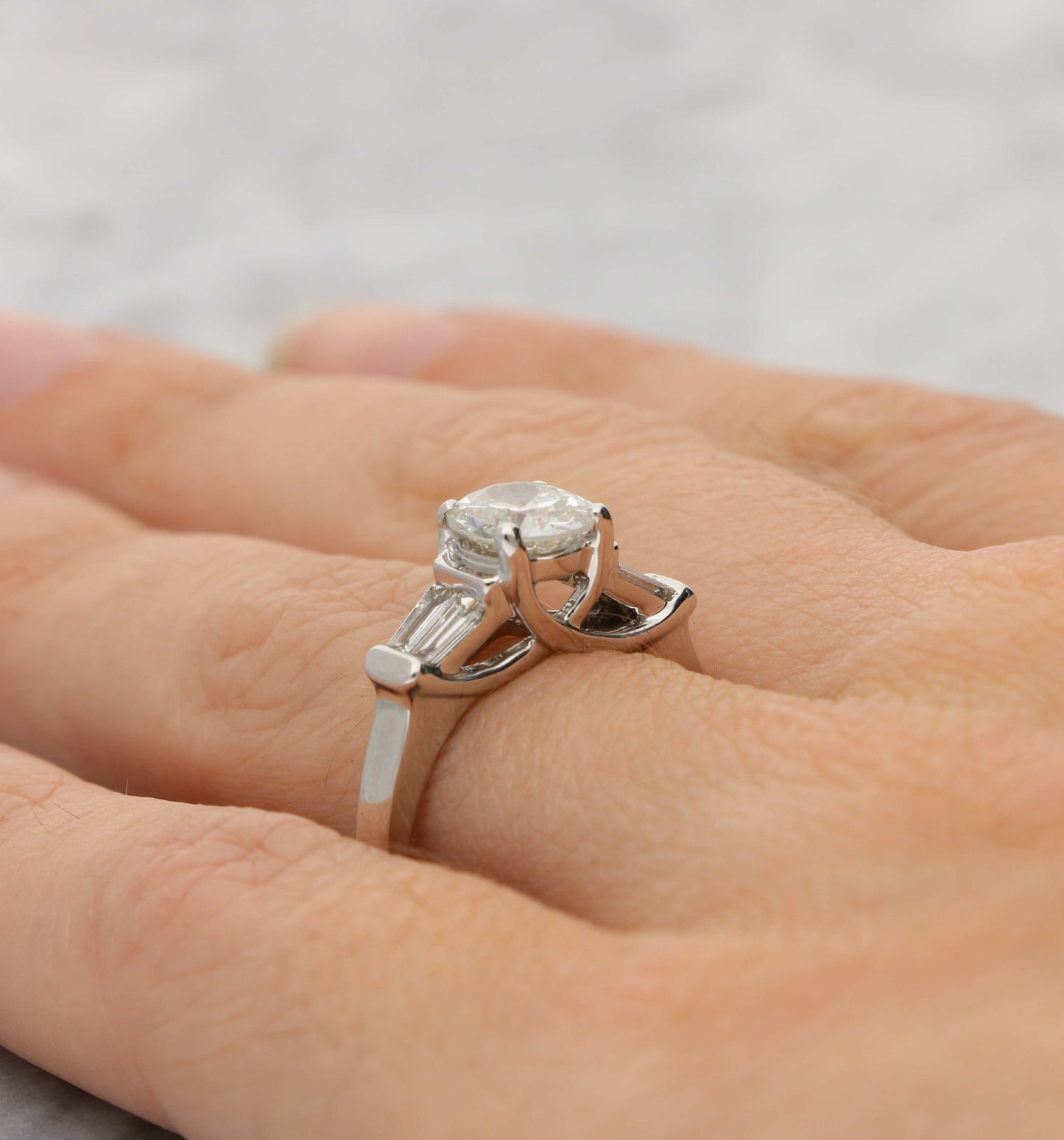 18ct 1.15ct diamond engagement ring
